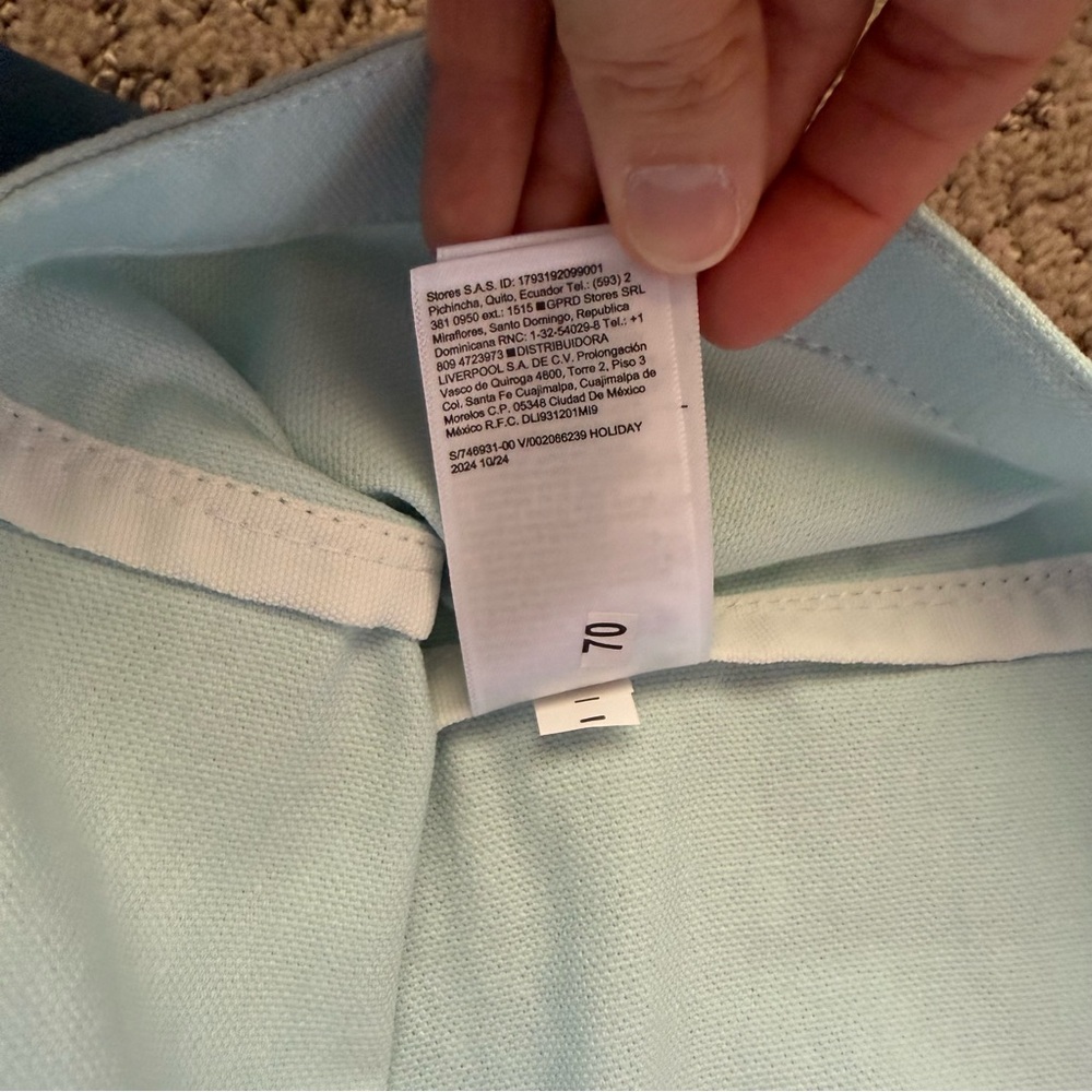 Athleta Blue Canvas Tote Bag with Ombré Design - Picture 6 of 8